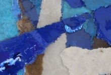 schilderij-Blue-texture